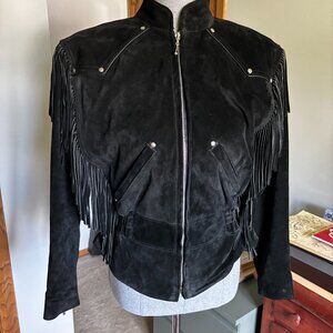 Suede Biker Jacket